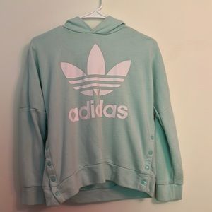 ADDIDAS MINT GREEN HOODIE